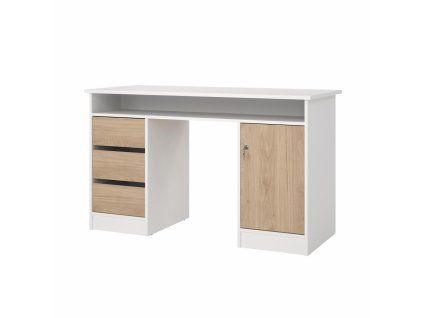 Psací stůl Felix 491 bílá/jackson hickory