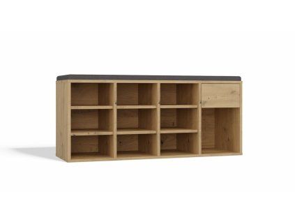 Botník se sedákem Tazin dub artisan