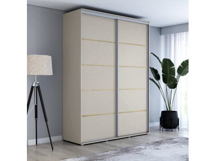 Šatní skříň Baryla plus - šířka 130 cm, výška 220 cm, hloubka 61 cm