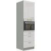 Kuchyňská skříňka Bianca - 60 DPS-210 3S 1F sloupek se zabudovanou troubou, šuplíkový PREMIUM BOX