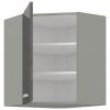 Kuchyňská skříňka Grey - horní rohová 60x60 GN-72 1F (45°)