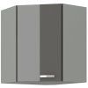 Kuchyňská skříňka Grey - horní rohová 60x60 GN-72 1F (45°)