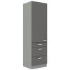 Kuchyňská skříňka Grey - 60 DKS-210 3S 1F potravinová se šuplíky PREMIUM BOX