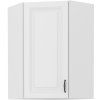 Kuchyňská skříňka Stilo WHWH - horní rohová 60x60 GN-90 1F (45°), bílá + bílá