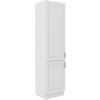 Kuchyňská skříňka Stilo WHWH - 40 DK-210 2F potravinová, bílá + bílá
