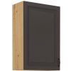 Kuchyňská skříňka Stilo GRAR - horní 60 G-90 1F, grafit + Artisan