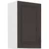 Kuchyňská skříňka Stilo GRWH - horní 45 G-72 1F, grafit + bílá