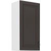 Kuchyňská skříňka Stilo GRWH - horní 45 G-90 1F, grafit + bílá