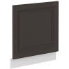 Kuchyňská skříňka Stilo GRWH - ZM 570 x 596 dvířka pro vestavnou myčku, grafit + bílá