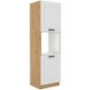 Kuchyňská skříňka Luna WHAR - 60 DP-210 2F sloupek se zabudovanou troubou, dvířka