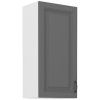 Kuchyňská skříňka Stilo DustGRWH - horní 45 G-90 1F, Dust Grey + bílá
