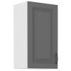 Kuchyňská skříňka Stilo DustGRWH - horní 40 G-72 1F, Dust Grey + bílá