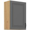 Kuchyňská skříňka Stilo DustGRAR - horní 50 G-72 1F, Dust Grey + Artisan