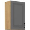 Kuchyňská skříňka Stilo DustGRAR - horní 45 G-72 1F, Dust Grey + Artisan