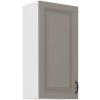 Kuchyňská skříňka Stilo ClayGRWH - horní 45 G-90 1F, Clay Grey + bílá