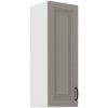 Kuchyňská skříňka Stilo ClayGRWH - horní 30 G-90 1F, Clay Grey + bílá