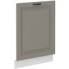 Kuchyňská skříňka Stilo ClayGRWH - ZM 713 x 596 cm dvířka pro vestavnou myčku, Clay Grey + bílá