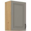 Kuchyňská skříňka Stilo ClayGRAR - horní 45 G-72 1F, Clay Grey + Artisan