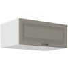 Kuchyňská skříňka Stilo ClayGRWH - horní výklop 80 NAGU - 36 1F, Clay Grey + bílá