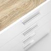 Komoda Pedro 501 oak/bílý lesk