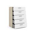 Komoda Pedro 508 oak/bílý lesk