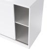 Komoda Simplicity 207 bílý lesk