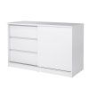 Komoda Simplicity 207 bílý lesk