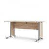 Psací stůl Office 80400/35 dub sonoma/silver grey
