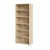 Knihovna Office 80400/102 dub sonoma/sklo