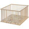 904 5 matrace mracek do ohradky bela bezova 100 x 100 cm