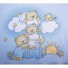 2662 3 povleceni do postylky 4dilne scarlett mracek modra 90 x 120 cm