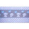 5012 7 mantinel do postylky 4dilny scarlett gusto 180 x 30 cm modra