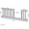 6146 2 valendova bocnice k postylce 120 cm bila