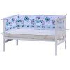 6725 1 mantinel do postylky 4dilny scarlett tigi 210 x 40 cm tyrkysova