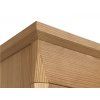 Vitrína BERGEN REG2W2D modřín sibiu zlatý