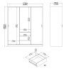 Skříň Simplicity 148 bílá