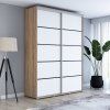 Šatní skříň Zuza plus - šířka 150 cm, hloubka 45 cm, výška 242 cm