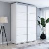 Šatní skříň Zuza plus - šířka 200 cm, hloubka 45 cm, výška 242 cm