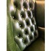 Křeslo Chesterfield Queen kůže zelená