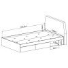 Postel 120x200 Alessio 13 L/P