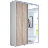 Šatní skříň Baryla 1 šířka 180 cm, výška 220 cm, hloubka 61 cm