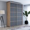 Šatní skříň Baryla  plus - šířka 100 cm, výška 220 cm, hloubka 61 cm