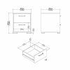 Noční stolek Selina 701 jackson hickory