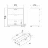 Komoda Selina 700 jackson hickory