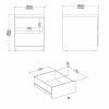 Noční stolek Simplicity 230 kašmír